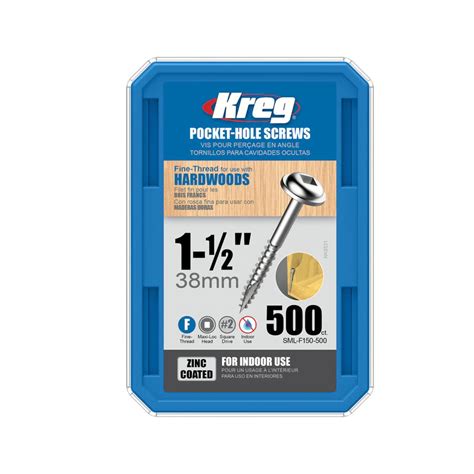 CMT-SHOP - Купить Шурупы с мелким шагом 1-1/2" - 500 шт Kreg SML-F150 ...