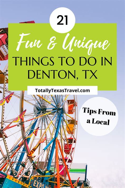 21 Fun Things to Do in Denton, Texas | Southern travel, Things to do