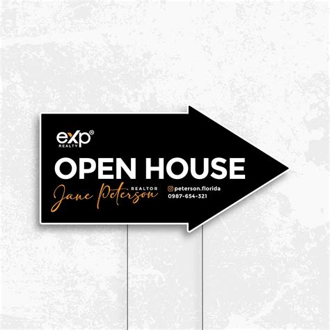 Realtor Open House Sign Open House Directional Sign Open House Yard