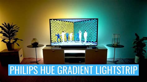 Philips Hue Play Gradient Lightstrip Unboxing Setup Demonstration