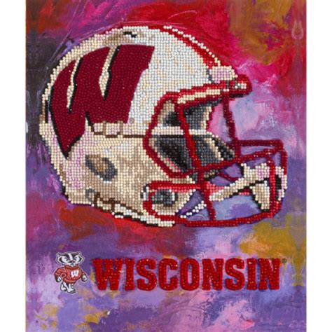 Wisconsin Badgers Nfl Team Pride Diamond Painting Craft Kit 154 X 12