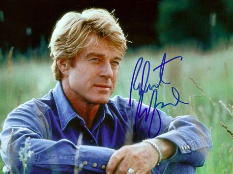 Chris Autographs Robert Redford