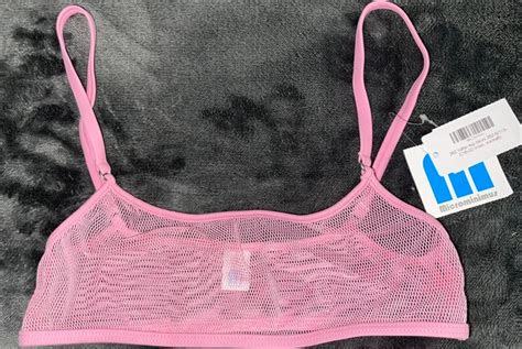 DISCONTINUED WICKED WEASEL Microminimus Micro Mesh Crop Bikini Top XS EUR 76 65 PicClick IT