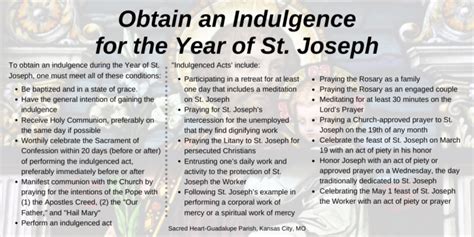 Indulgences Diocese Of Kansas City St Joseph