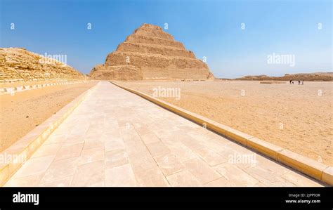 The Step Pyramid Of Djoser Saqqara Egypt Stock Photo Alamy