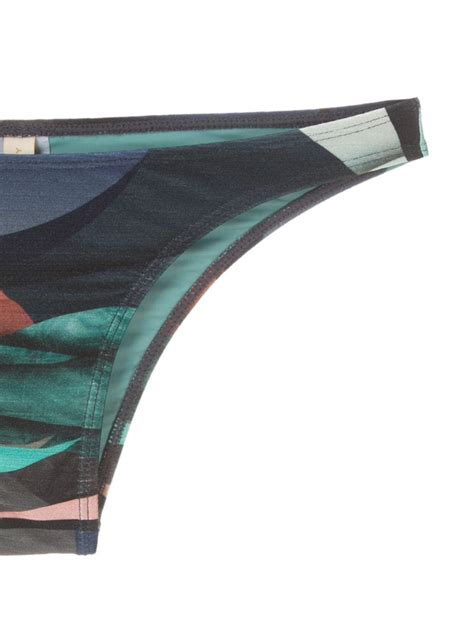 Lygia Nanny Poipu Printed Bikini Bottom Blue FARFETCH