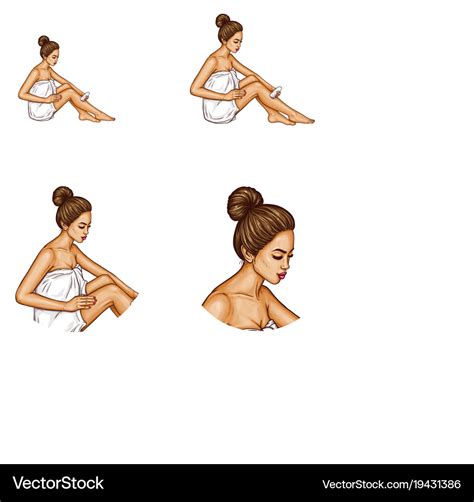 Pop Art Avatar Sexy Brunette Woman Royalty Free Vector