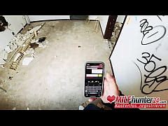 Today The Milf Hunter Fucks Skinny Milf Vicky Hundt In An Abandoned Building Shoots His Cum