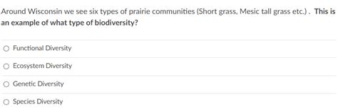 Answered Around Wisconsin We See Six Types Of Bartleby