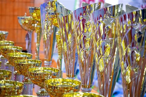 Prizes On Reward Ceremony Stock Image Image Of Reward 1476149