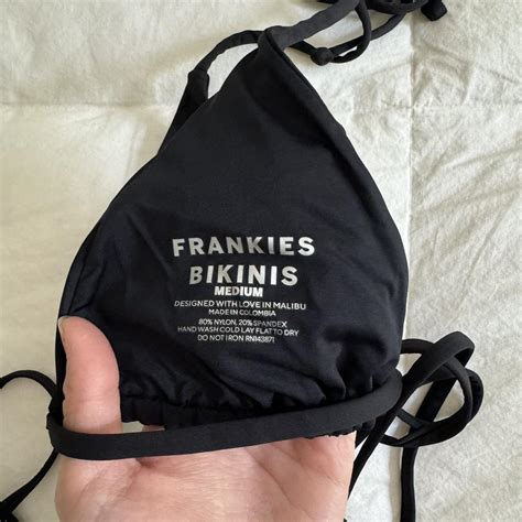 Frankies Bikinis Bikini Set Nick Triangle Top And Depop