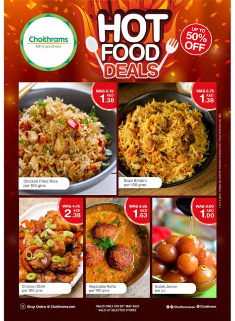 Hot Food Deals From Choithrams Until 20th May Choithrams UAE Offers Promotions
