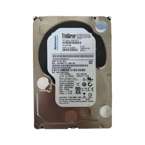 T Lenovo Tb Rpm Sata Gb S Hot Swappable Mb Cache Inch Hard Drive For