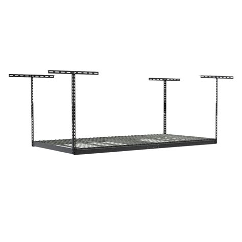 SafeRacks 4x8 Overhead Garage Storage Rack - Ceiling Mounted Shelf