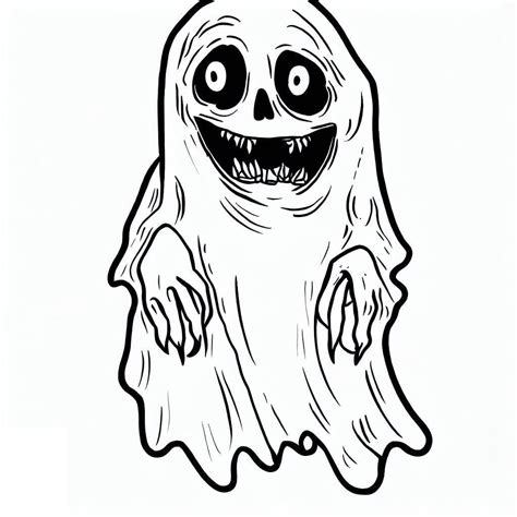 Desenho De Fantasma Para Desenhar - 6