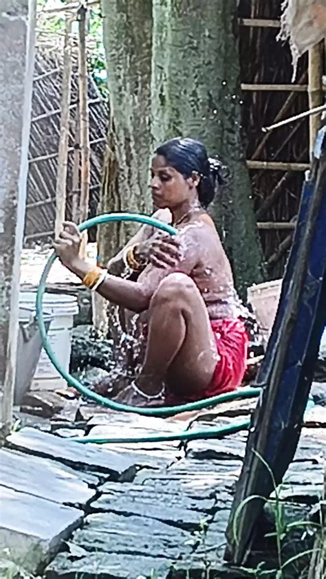 Desi Sexy Bhabhi Bathing In Outdoor Ass Licking Porn XHamster