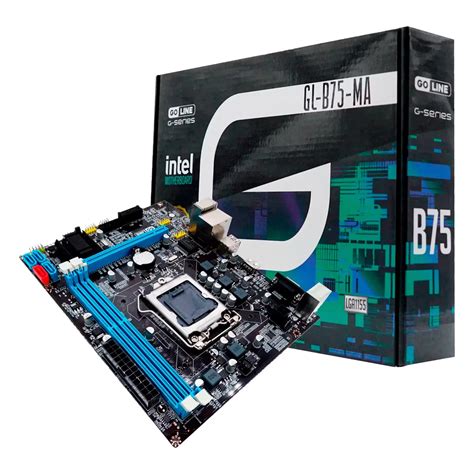 Placa Mãe Goline B75 GL-B75-MA Soquete LGA 1155 Chipset Intel B75 Micro