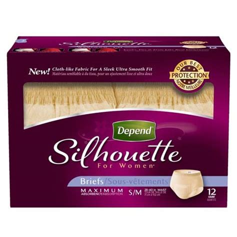 Depend Silhouette Briefs for Women