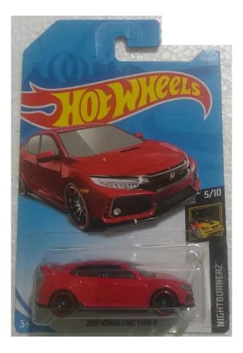 Hot Wheels Honda Civic Type R Rojo Nightburnerz Envío gratis