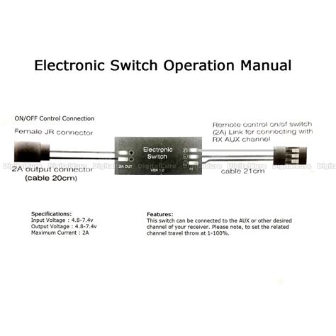 Ch Electronic On Off Rc Receiver Controlled Remote Switch Rx Tx Ebay