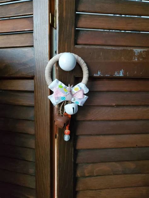 Easter Bunny Door Hanger Door Knob Hanger Easter Door Decor Spring
