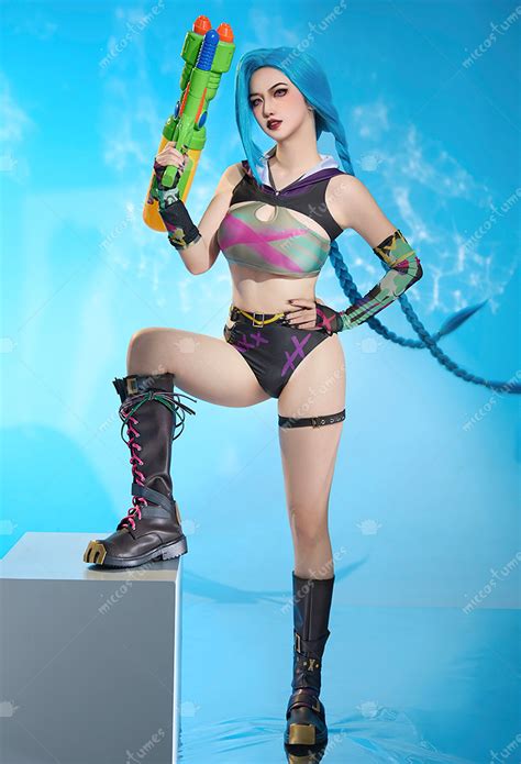 Conjunto de bikini derivado de Jinx para mujer traje de baño de dos piezas con parte superior y