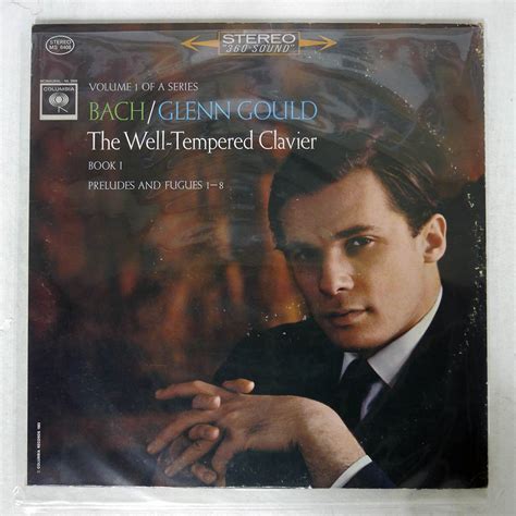 【傷や汚れあり】米 Glenn Gouldbach Well Tempered Clavier Book 1 Vol1columbia