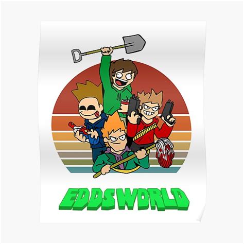 "Eddsworld Poster Animated Merypch Art Wall Decoration Design ...
