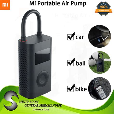 Xiaomi Mi Air Compressor Pump Tyre Infator Portable Digital MJCQB01QJ ...