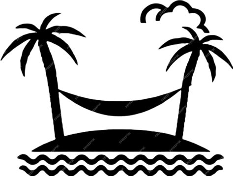 Premium Psd Palm Trees And Beach Clipart