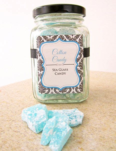 Blue Cotton Candy Sea Glass Candy Gourmet Candy By Bossgirlsinc 1025 Glass Candy Blue