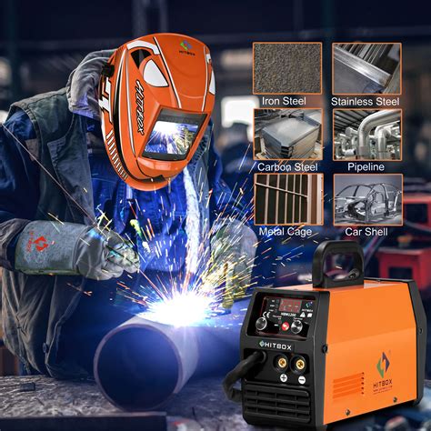 HITBOX 3 в 1 HBM1200 Полуавтоматический сварочный аппарат 110 В/220 В ...