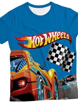 Camiseta Adulto Hot Wheels Compre Produtos Personalizados No Elo
