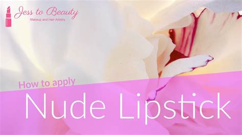 How To Apply Nude Lipstick YouTube