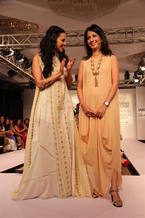 Neha Dhupia Walk The Ramp For Rriso Show At Lakme Fashion Week Day