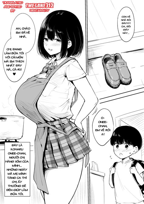 Đọc truyện hentai Cô Chị Hàng Xóm Dú Bự Nhận Nhóc Shota Làm Em Nuôi Để Làm Thịt Oneshot