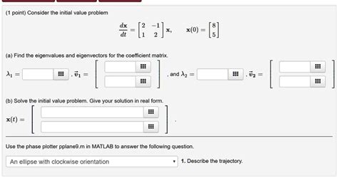 Solved Point Consider The Initial Value Problem Dx Dt X A