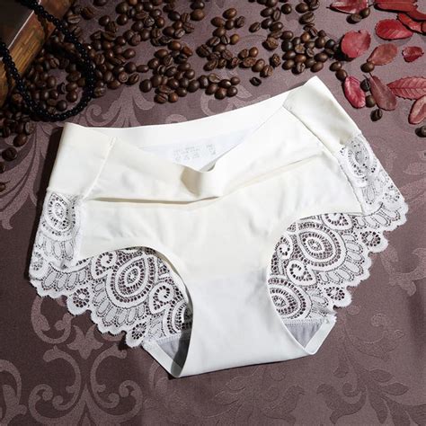Culotte Sexy En Maille Pour Femmes Sous V Tement Transparent En Dentelle Sans Couture Lingerie