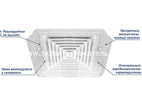 Экран Кватро 600х600 мм для диффузора — купить с доставкой | Экодизайн