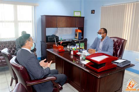 NEW TAIWANESE AMBASSADOR PAYS COURTESY CALL ON MINISTER OF EDUCATION