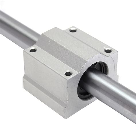 New Machifit Mm X Mm Linear Rail Shaft With Bearing Block And