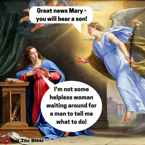 John Spencer Writes | Mary and the Angel (Not the Bible)