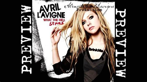 Avril Lavigne What The Hell Drums YouTube