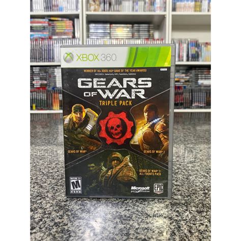 Gears of War Triple Pack Xbox 360 Mídia Física Original Usado