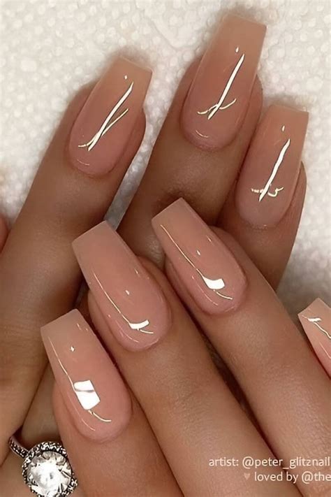 30 Feminine Nude Nail Designs Acrylic Nails Nude Stylish Nails Simple Acrylic Nails