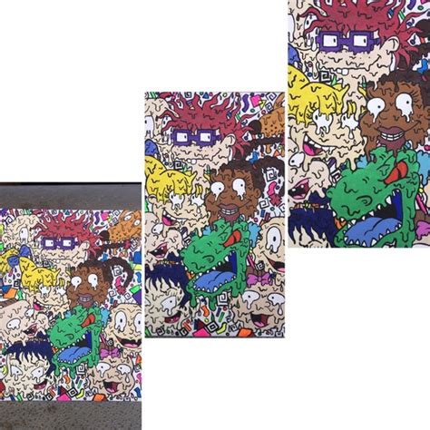 Ciciscreations Wall Decor Rugrats Painting Ciciscreations 9s