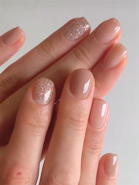 50 Korean Inspired Nude Nail Designs For A Chic Look Gel Nails Nail Art Nude Nail Designs