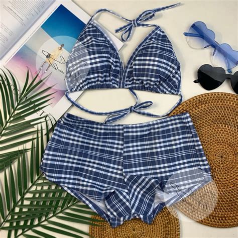 Jual Beachbosses Bahama Trikini Bikini Set Baju Renang Bikini Polos Bikini Motif