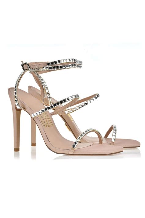 Sandalia Salto Alto Silk Nude Paulista