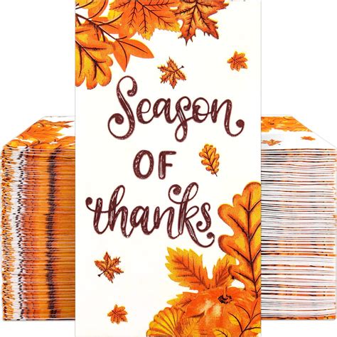 Amazon Karenhi 150 Pieces Thanksgiving Guest Napkins 3 Ply